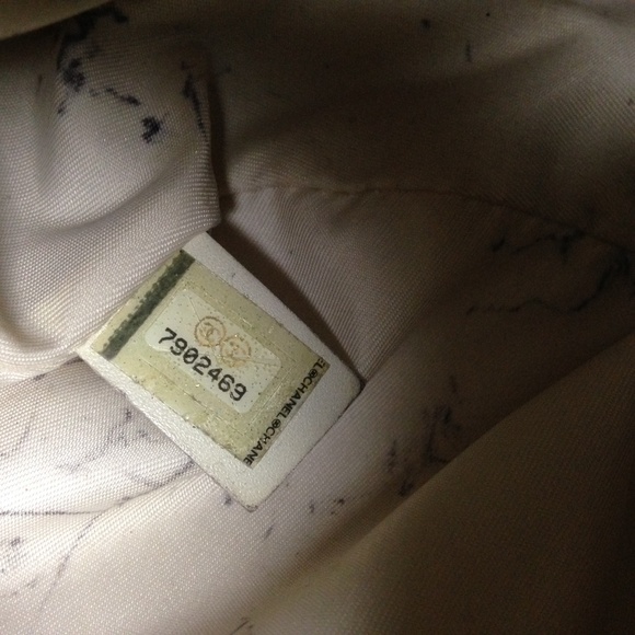 Chanel Beige Jacquard Small Hand Bag 9in x 6in x - Picture 10 of 10